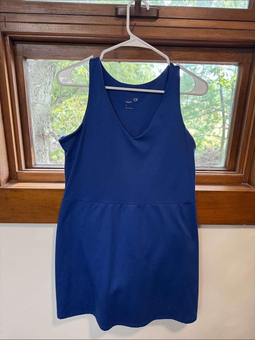 GAP Royal Blue Sleeveless V-Neck Dress